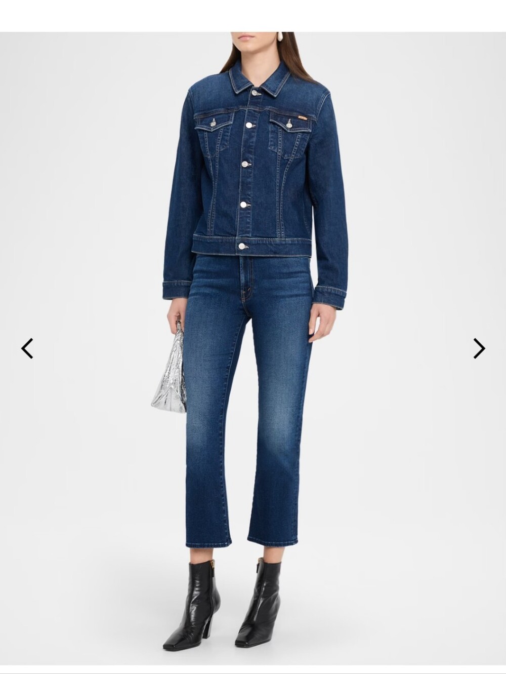 MOTHER The Hustler Cropped Straight Jeans